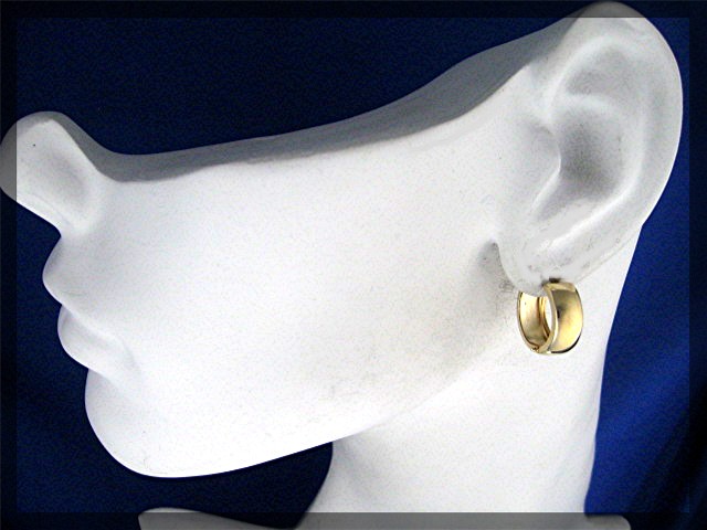 Earrings 10K Yellow Gold Huggie Hoop