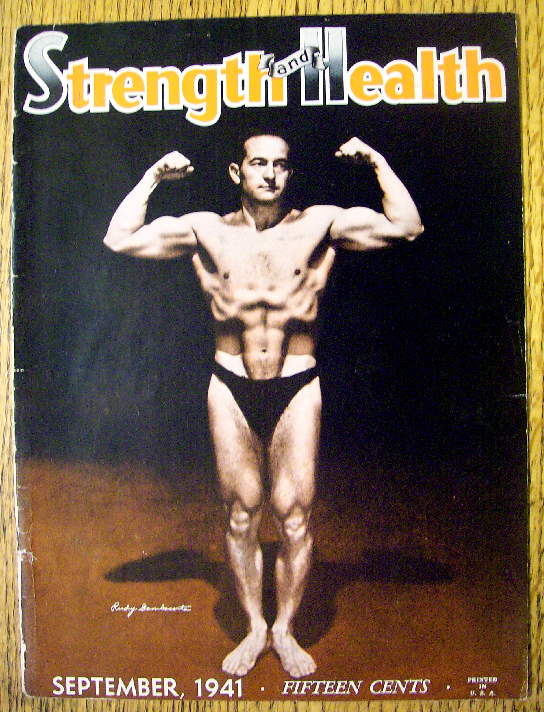 Rudy Gambacorta 1941 Strength & Health Magazine Cover