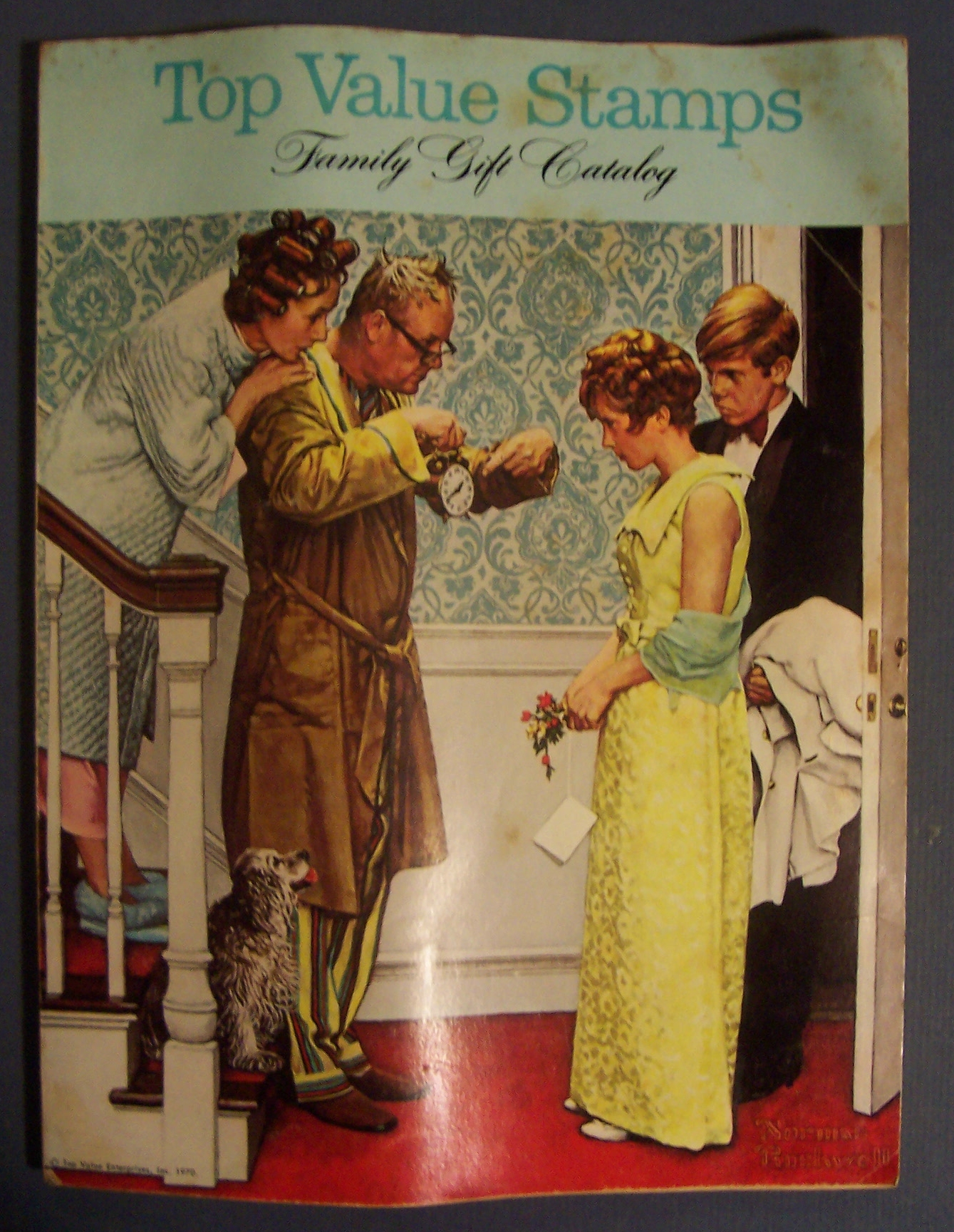 Norman Rockwell 1970 Top Value Stamps Catalog