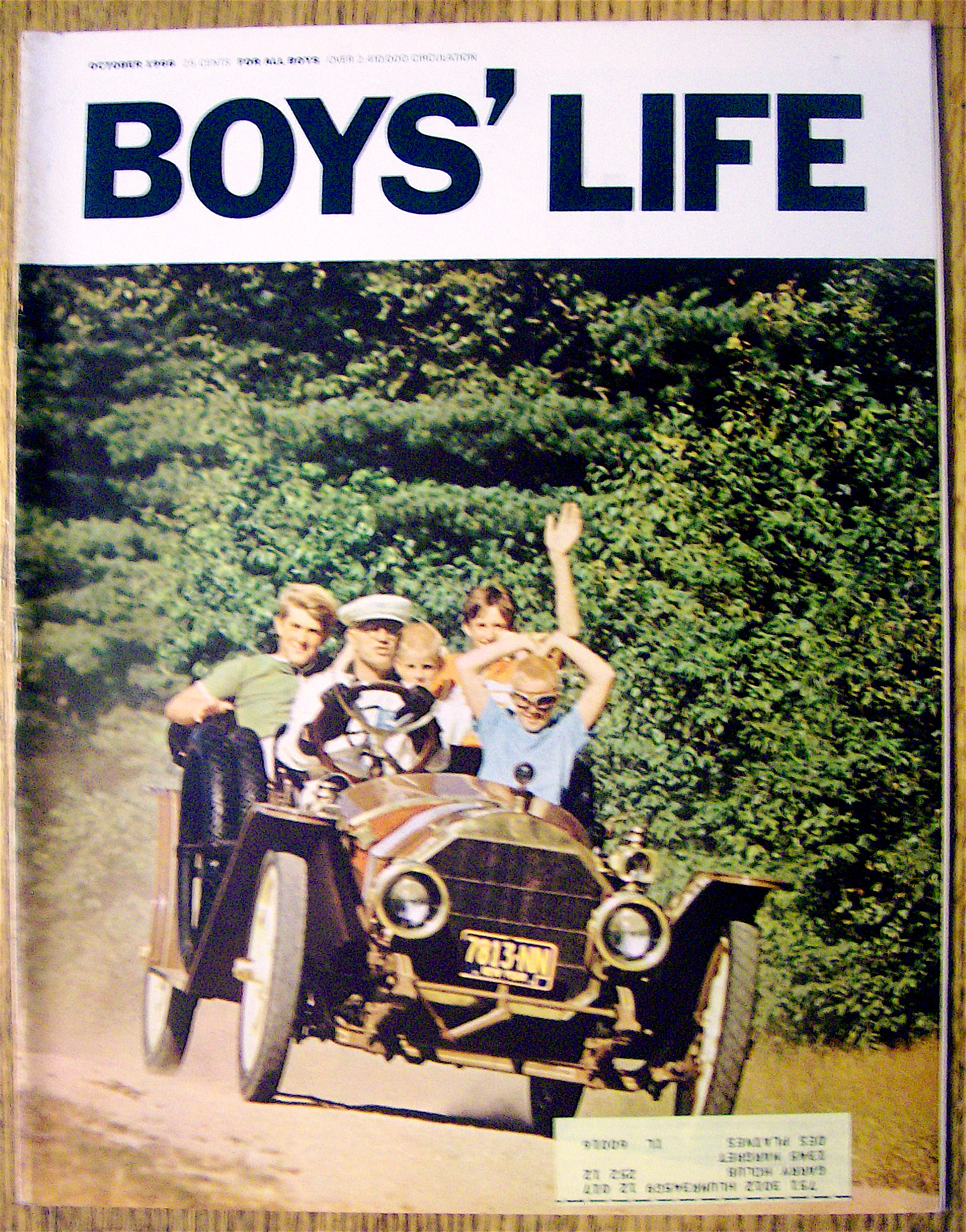 Boys Life Magazine-October 1966-Joe Cronin:Baseball