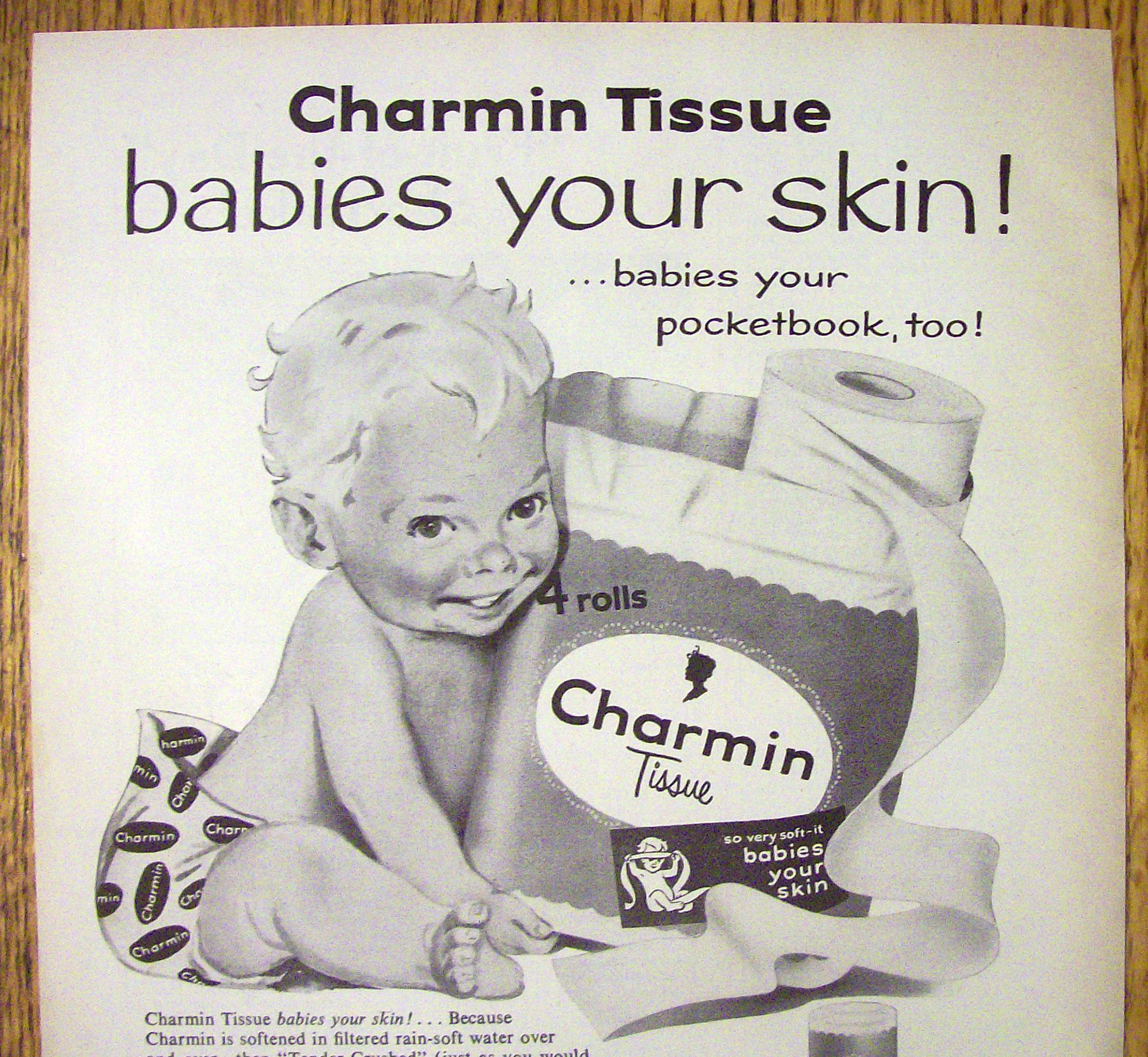 1954 Charmin Toilet Tissue