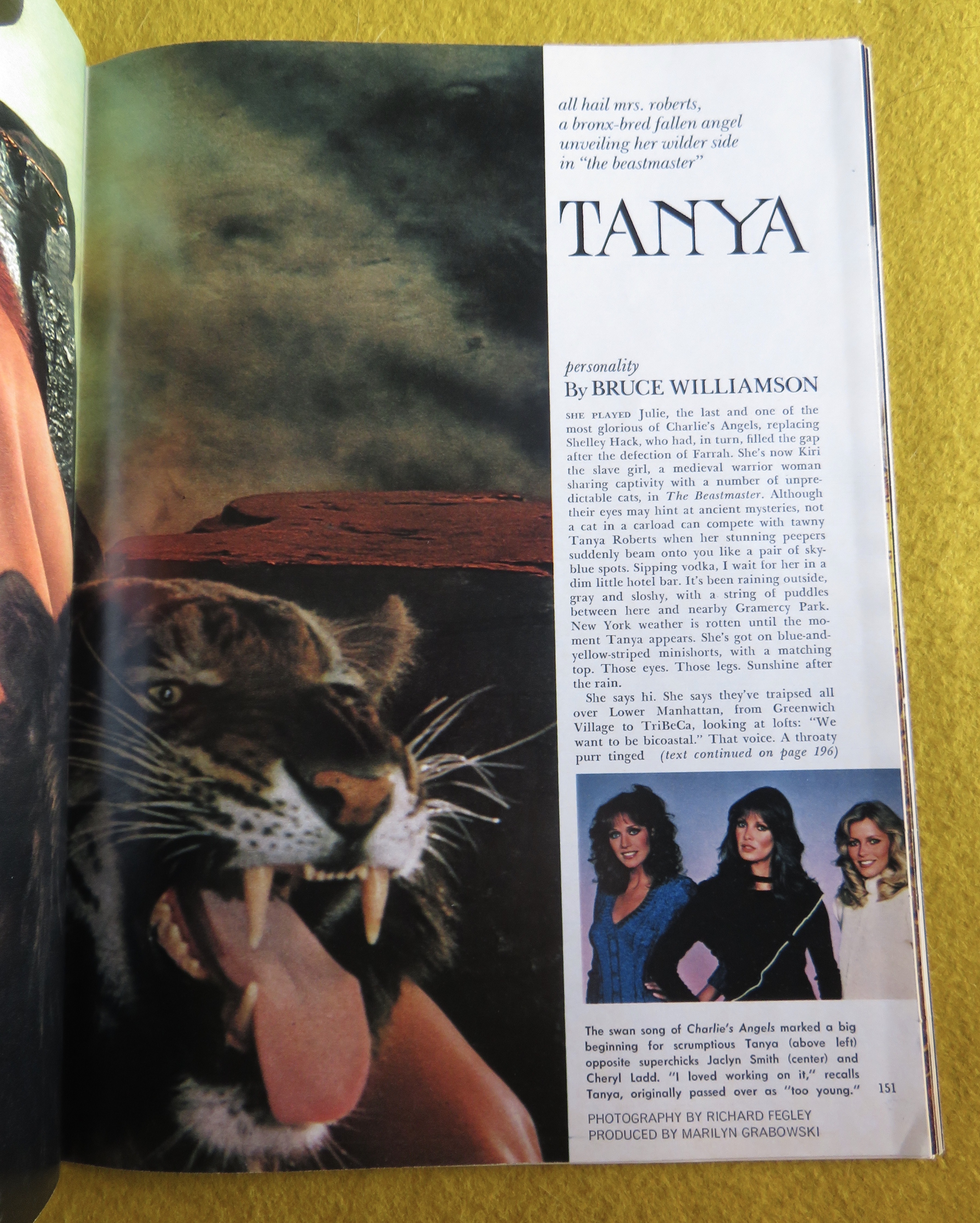 Playboy Magazine-October 1982-Marianne Gravatte