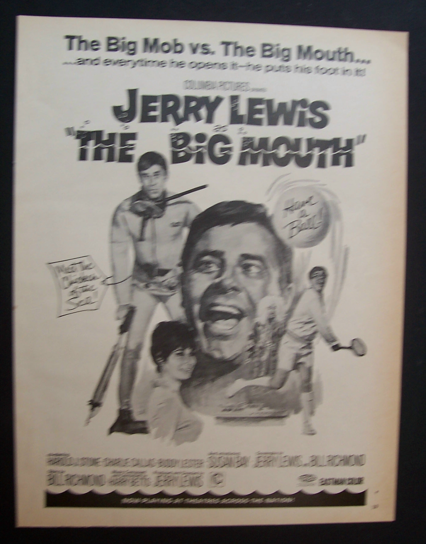 1967  Movie  Ad  for  The  Big  Mouth