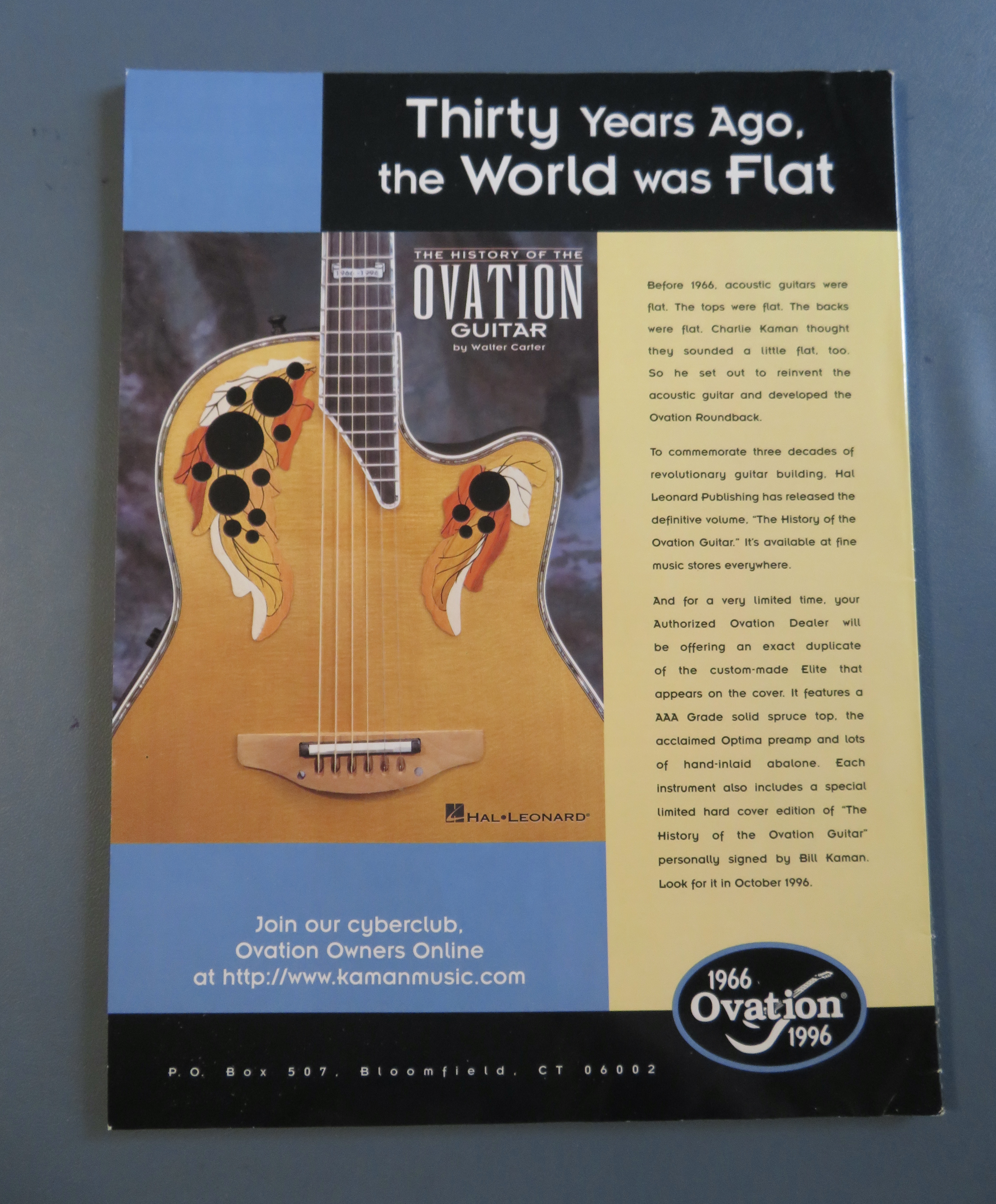Guitar Player Magazine September 1996 Surf & Space