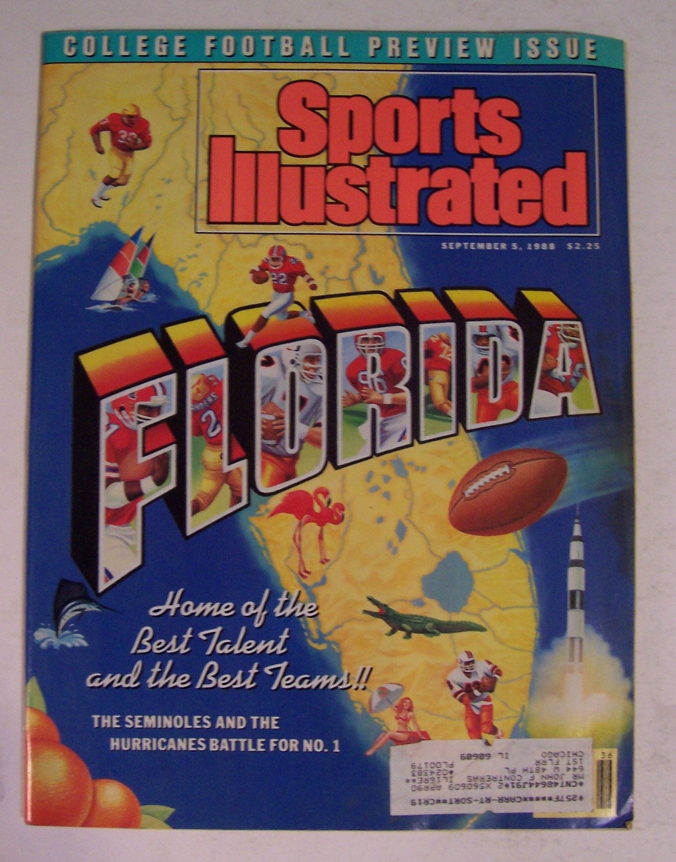 Sports Illustrated September 5, 1988 Florida