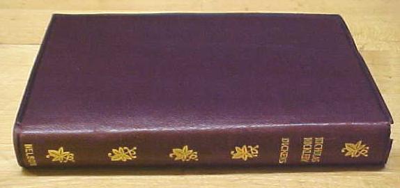 Dickens Nicholas Nickleby Leather 1900's