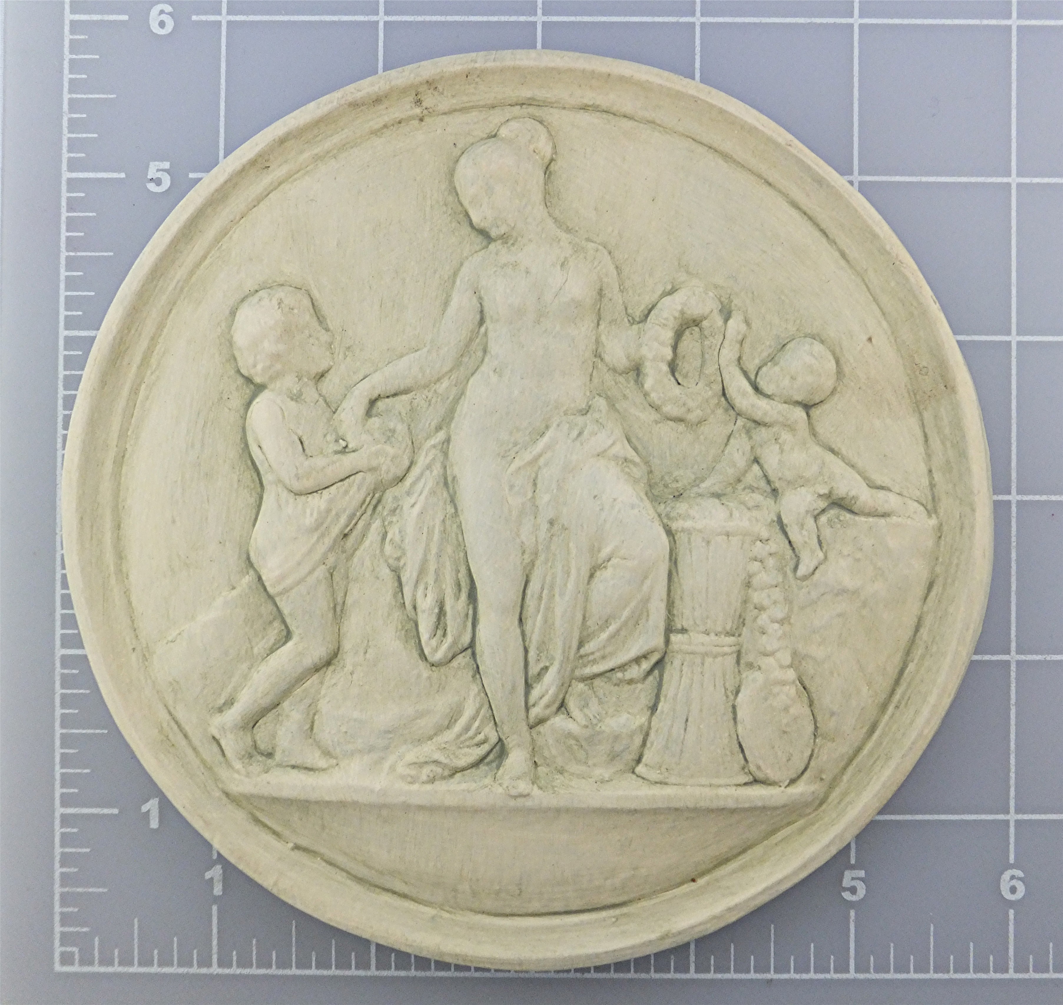 Four seasons plaques in plaster of Paris Hand Made