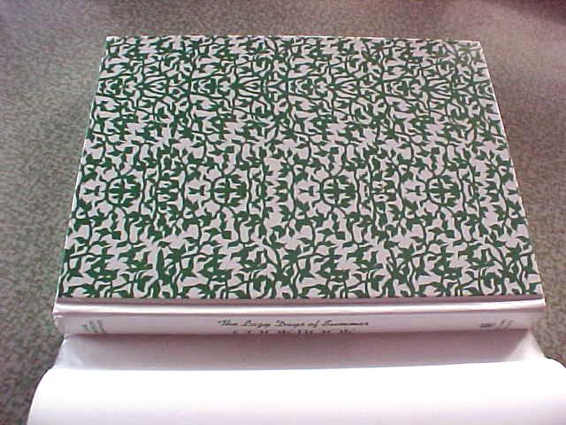 CookBook Lazy Days of Summer 1992 1st Ed
