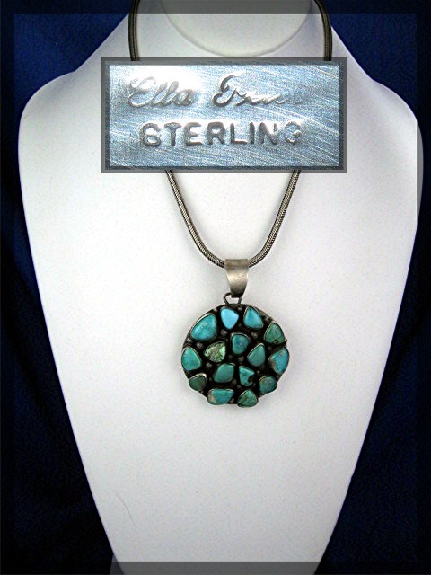 Carico Lake Turquoise Sterling Silver Ella Endito Penda