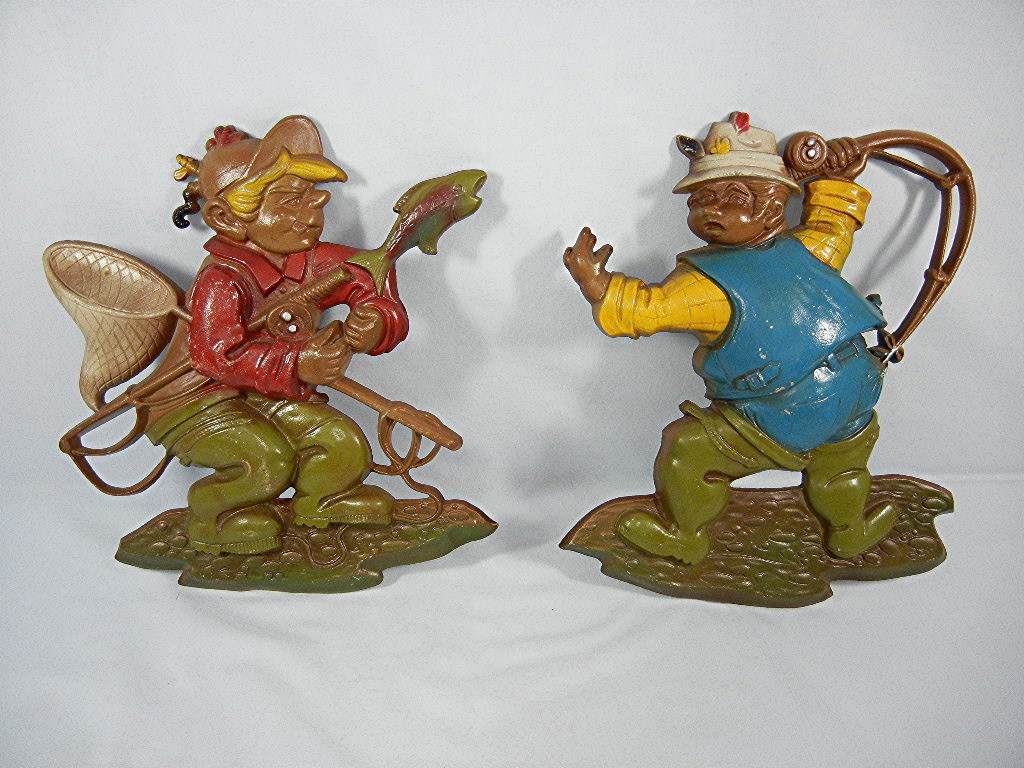 SEXTON FISHERMEN Wall Plaques #1172