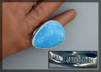 Peruvian Opal Ring Sterling Silver By Starborn