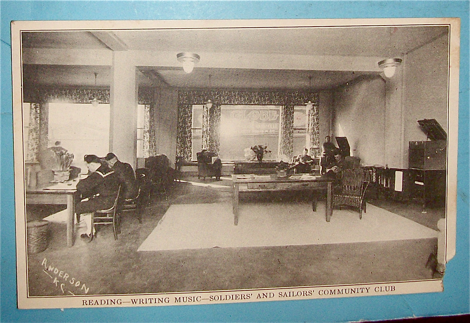 Soldiers & Sailors' Community Club Postcard