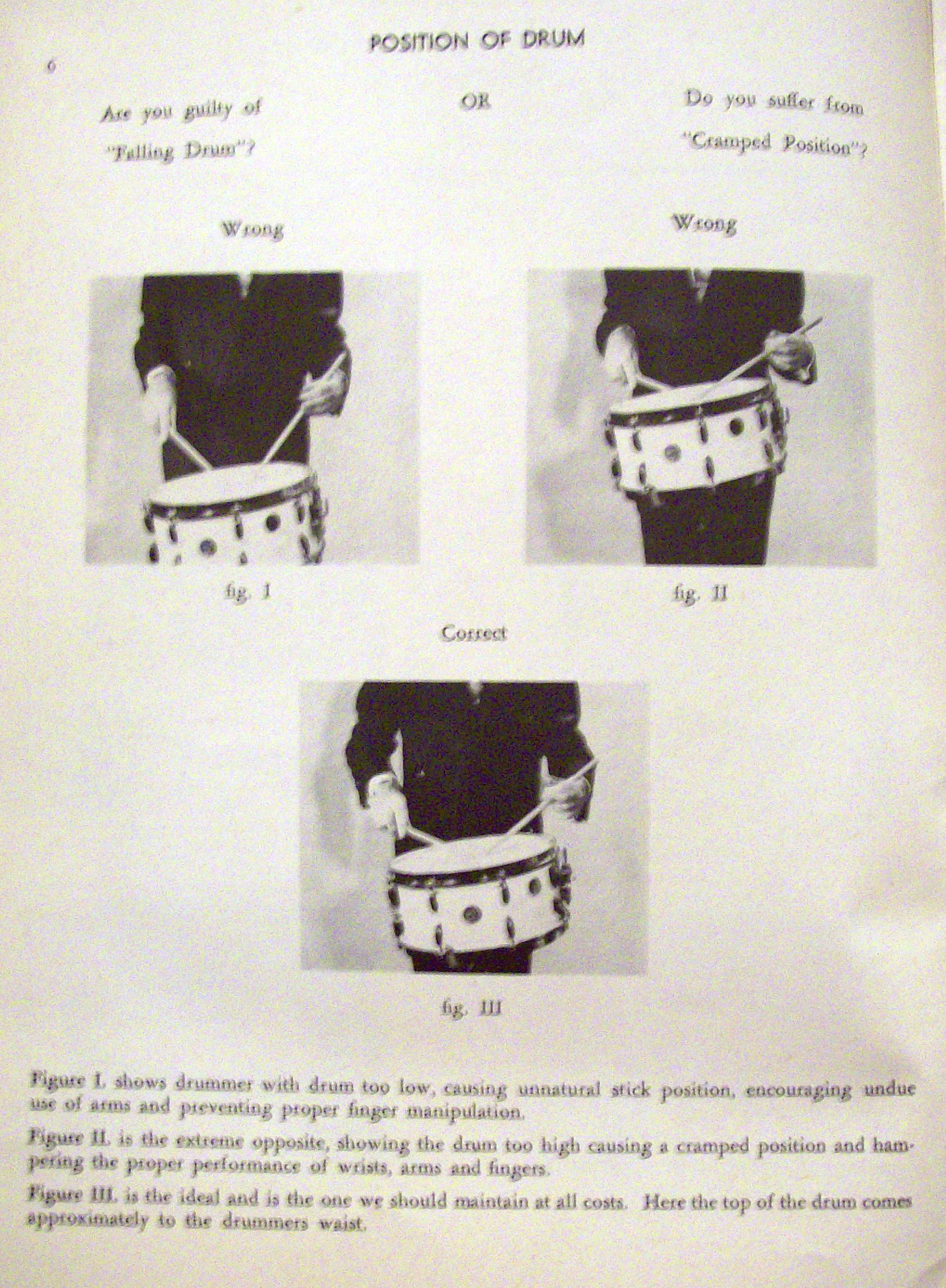 Sheet Music For 1950 All American Drummer - Book One