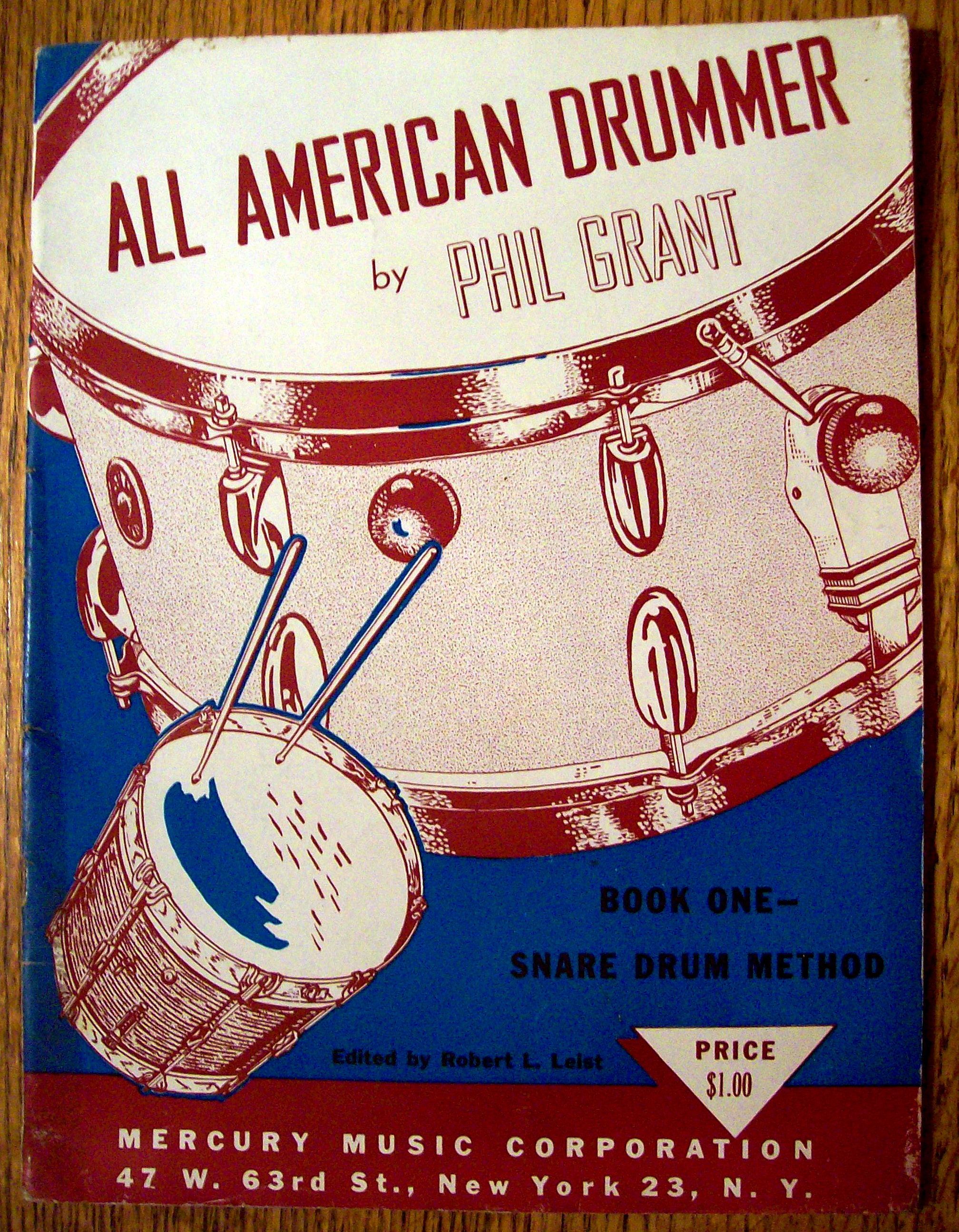 Sheet Music For 1950 All American Drummer - Book One