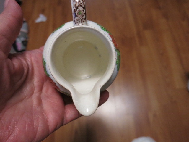 Rural England Mid Winter Creamer Pitcher Burslem England