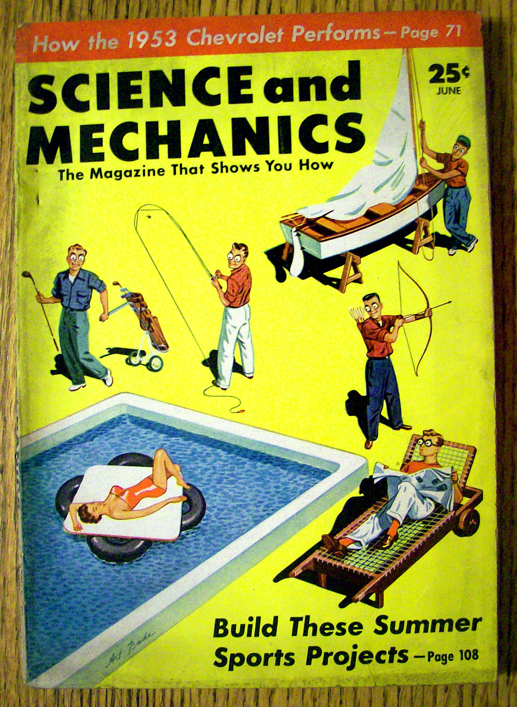 Science & Mechanics-June 1953-Build Summer Projects