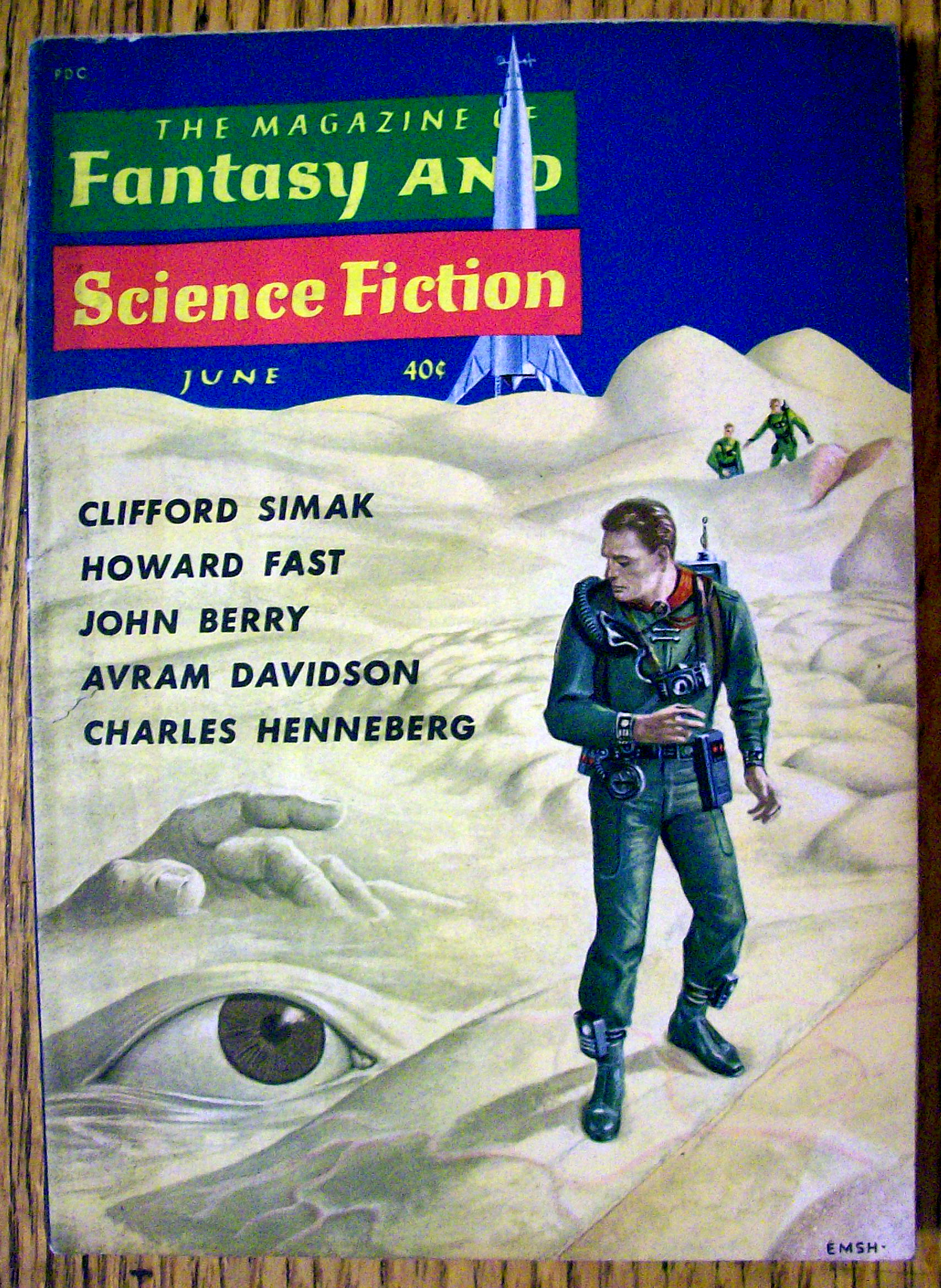 Fantasy and Science Fiction Magazine June 1960