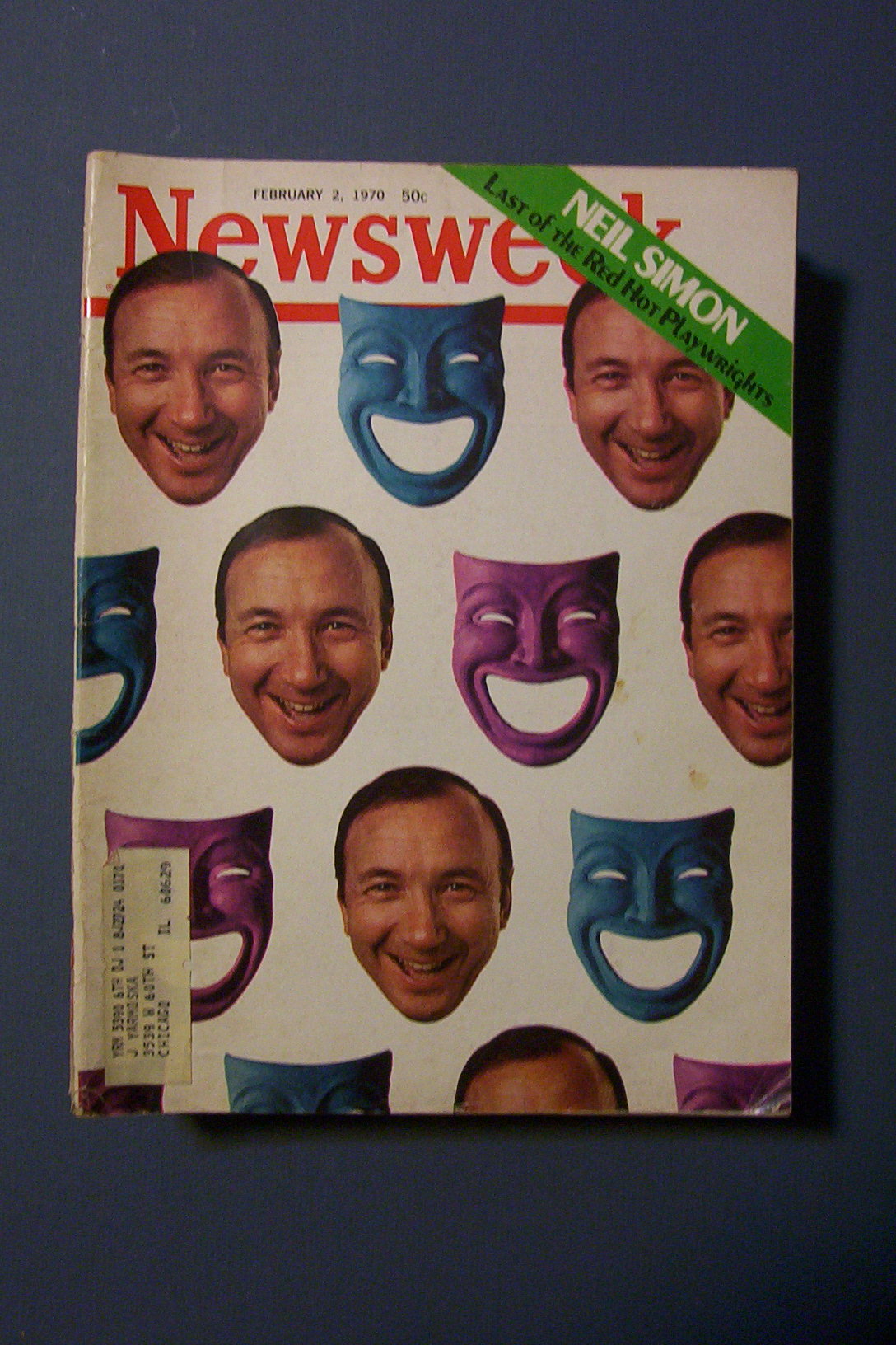 Newsweek Magazine - February  2, 1970 - Neil  Simon