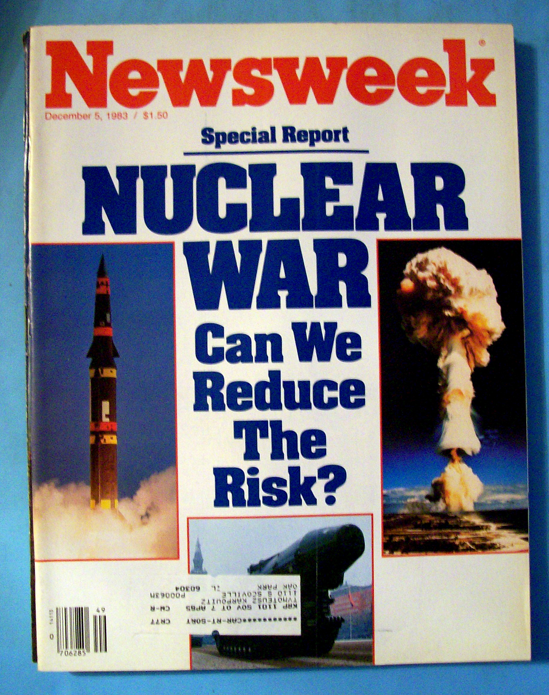 Newsweek Magazine - December 5, 1983 - Nuclear War