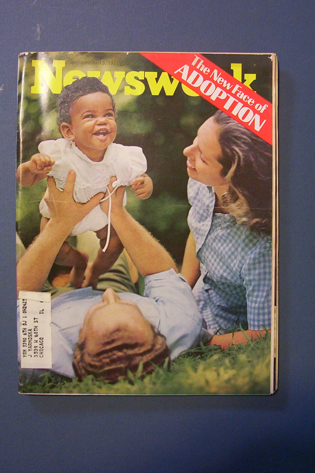 Newsweek Magazine - September 13, 1971 - Adoption