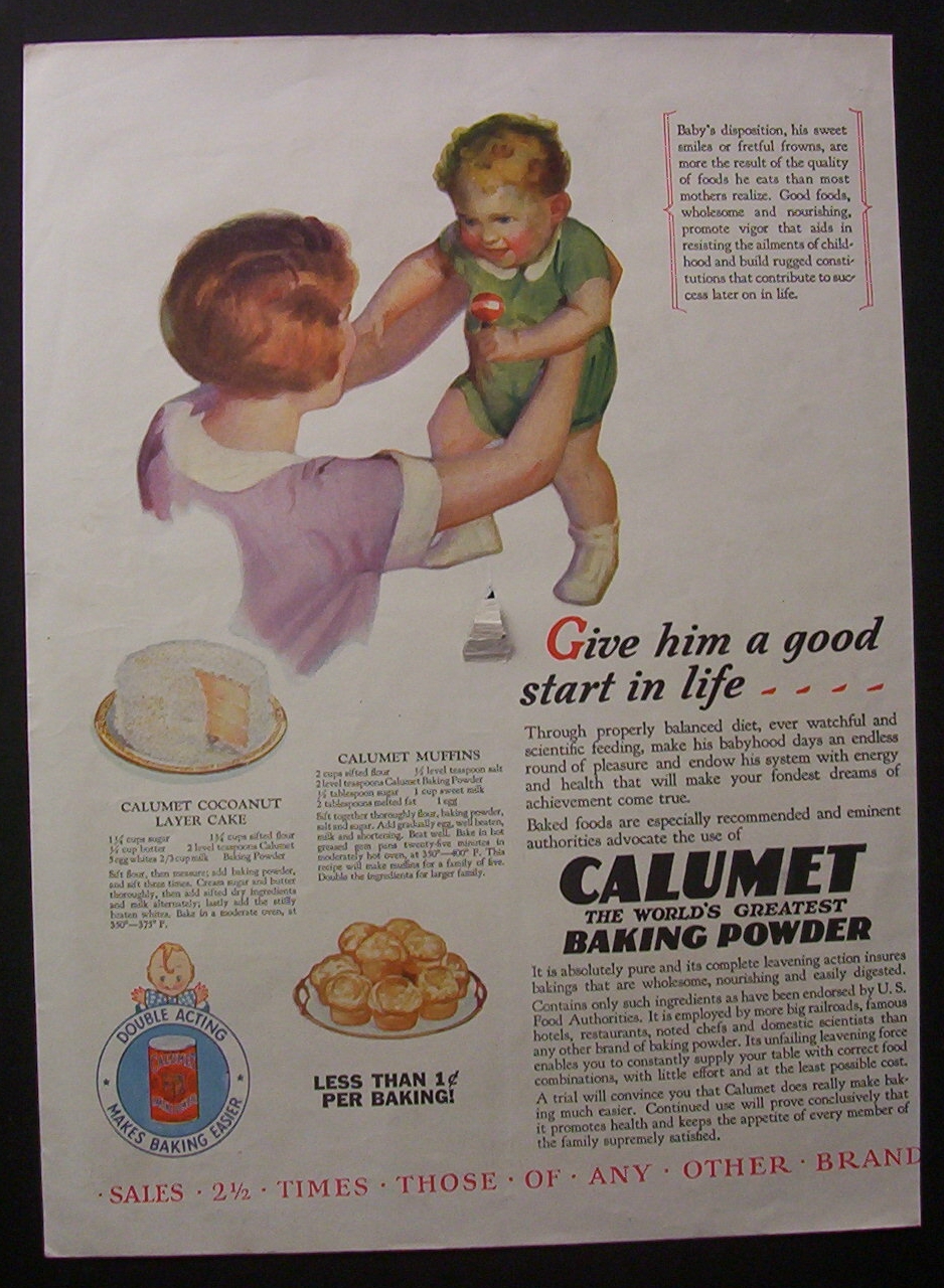 1928 Calumet Baking Powder