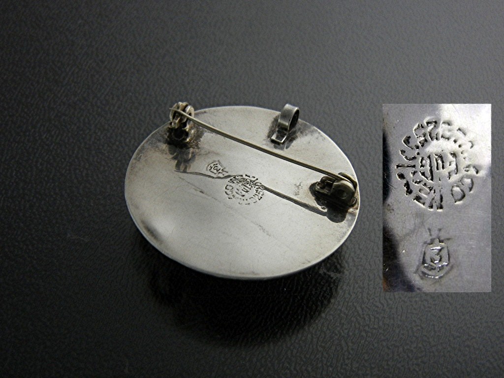 Taxco Mexico Eagle 3 Sterling Silver  Brooch Pin