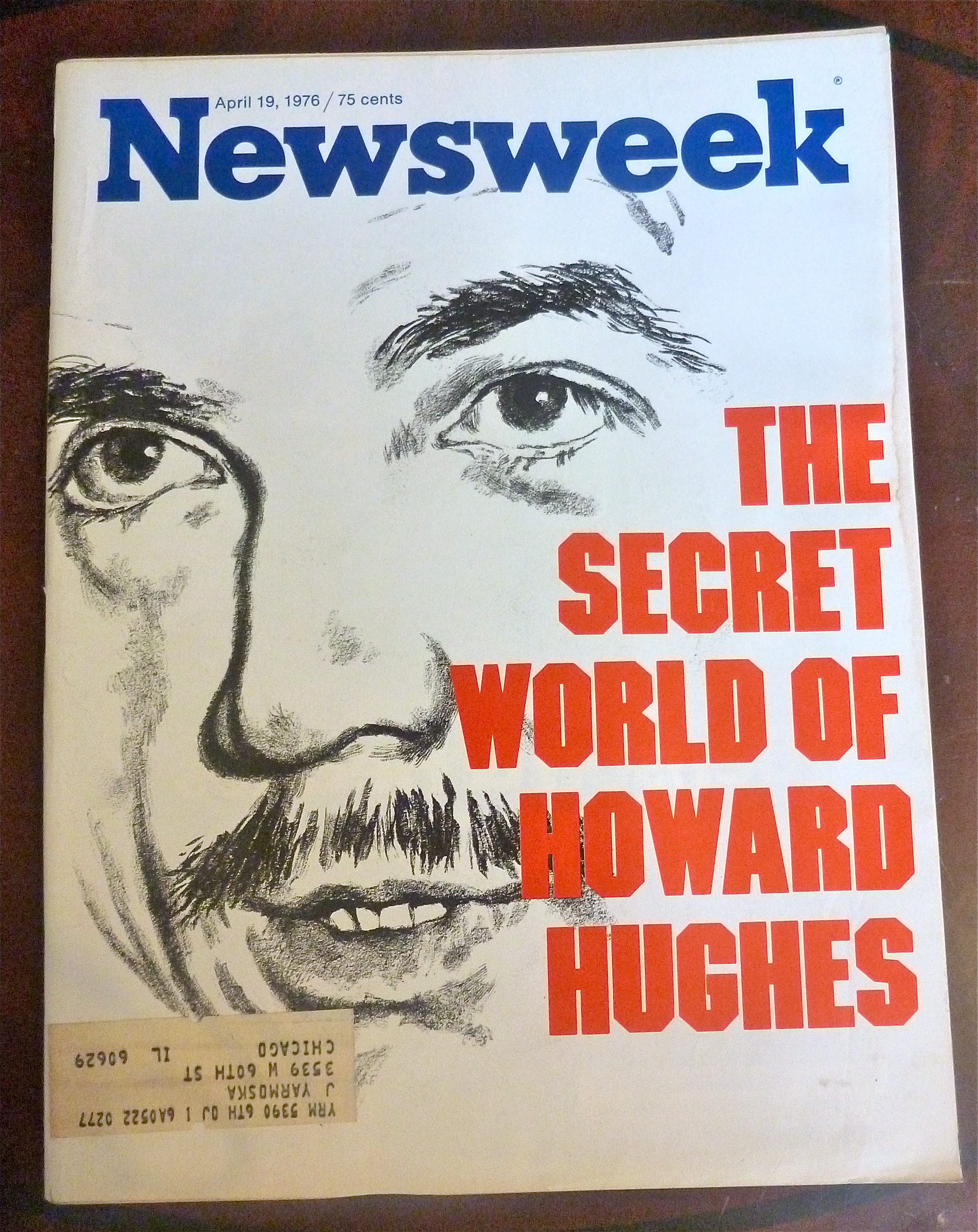 Newsweek Magazine-April 19, 1976-Howard Hughes