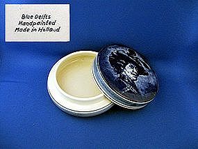 Blue Delfts Handpainted Made in Holland bowl with lid.