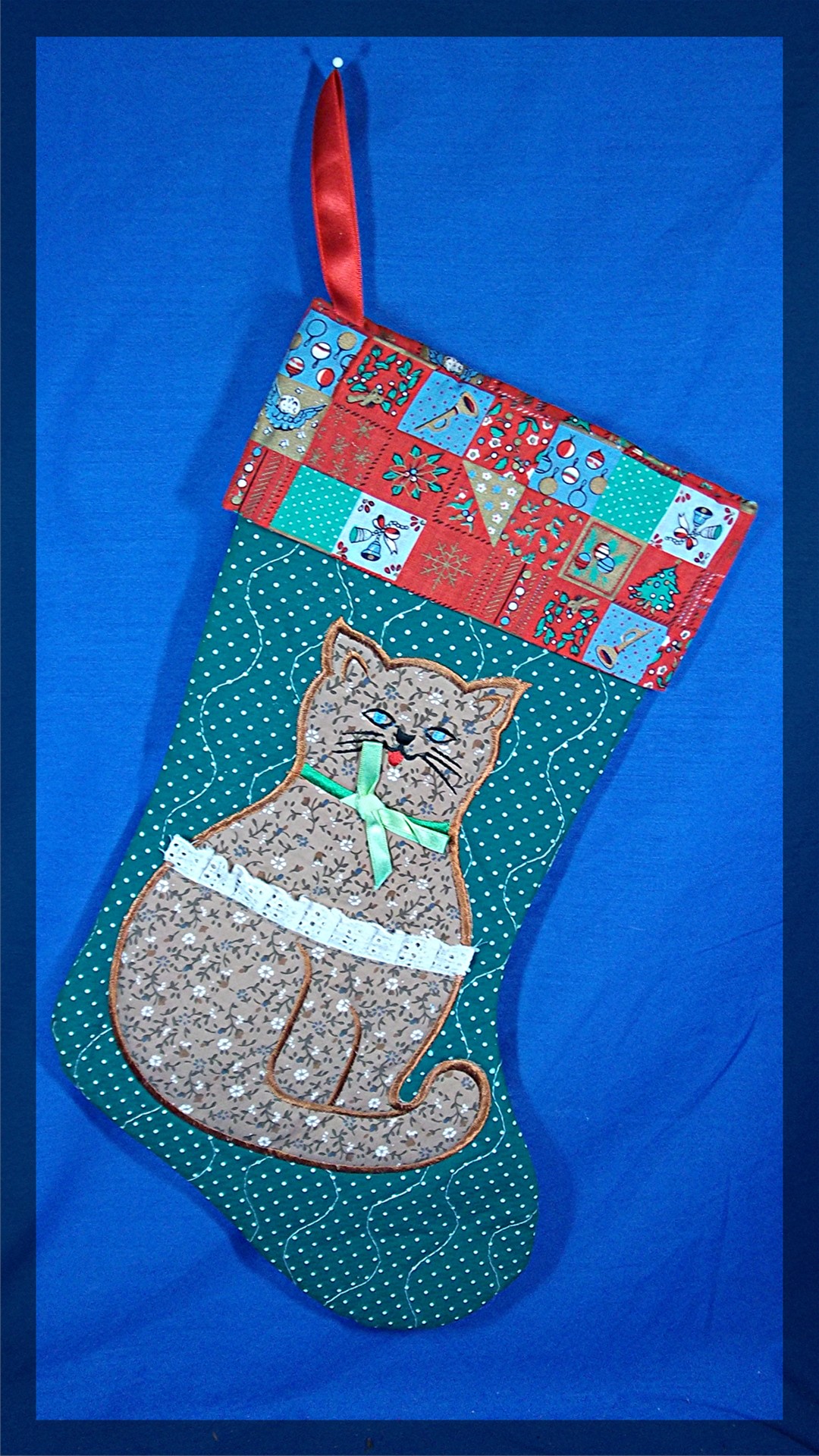 Christmas Stocking, Kitty Cat