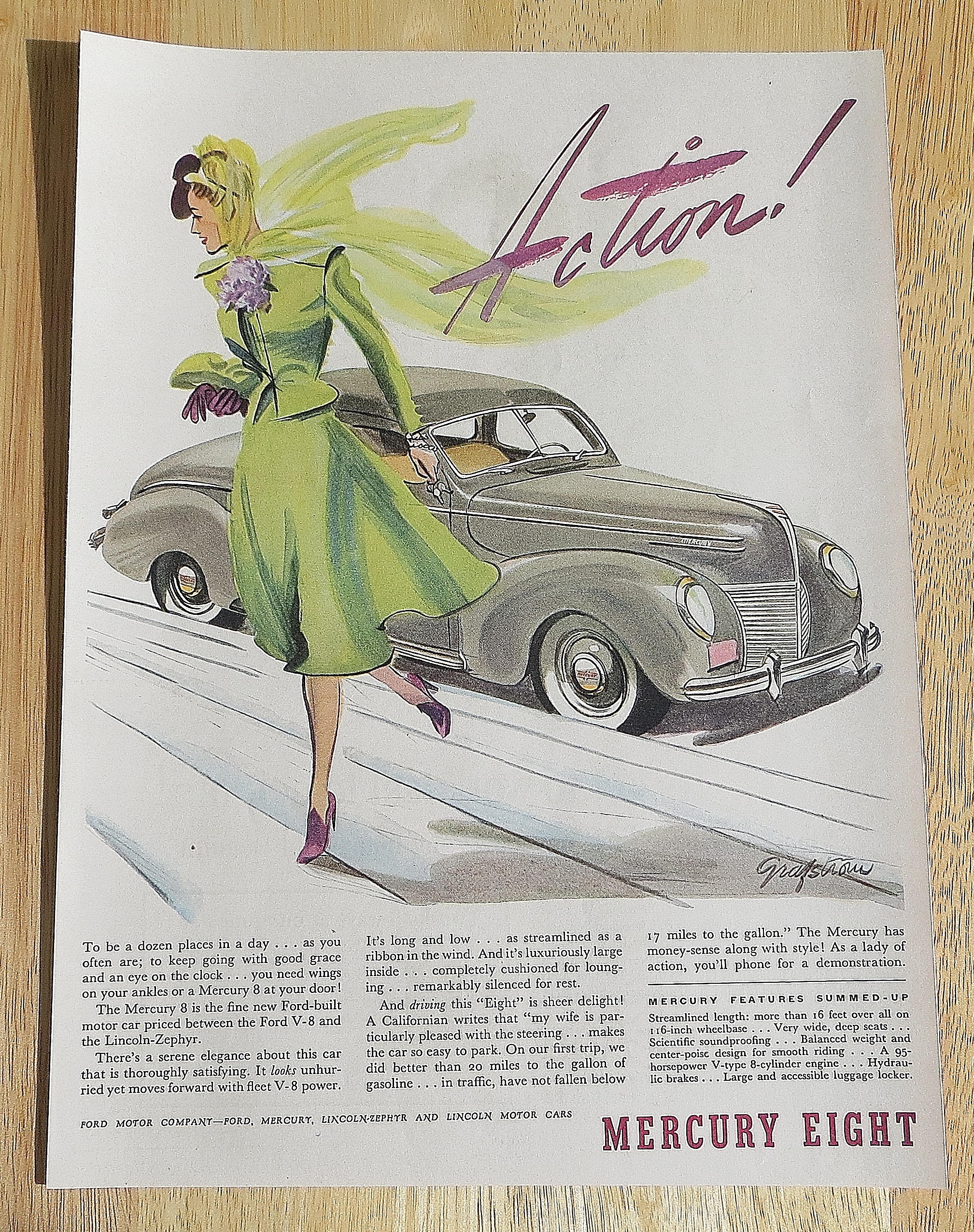 1939 Mercury With The Mercury Eight