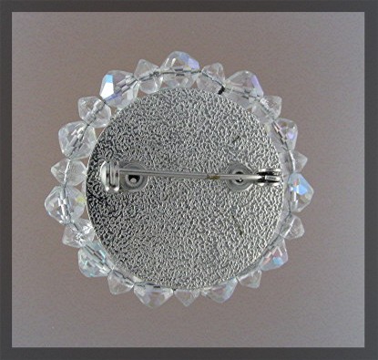 Crystal Borealis Vintage Brooch Pin
