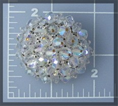 Crystal Borealis Vintage Brooch Pin