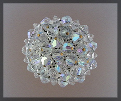 Crystal Borealis Vintage Brooch Pin