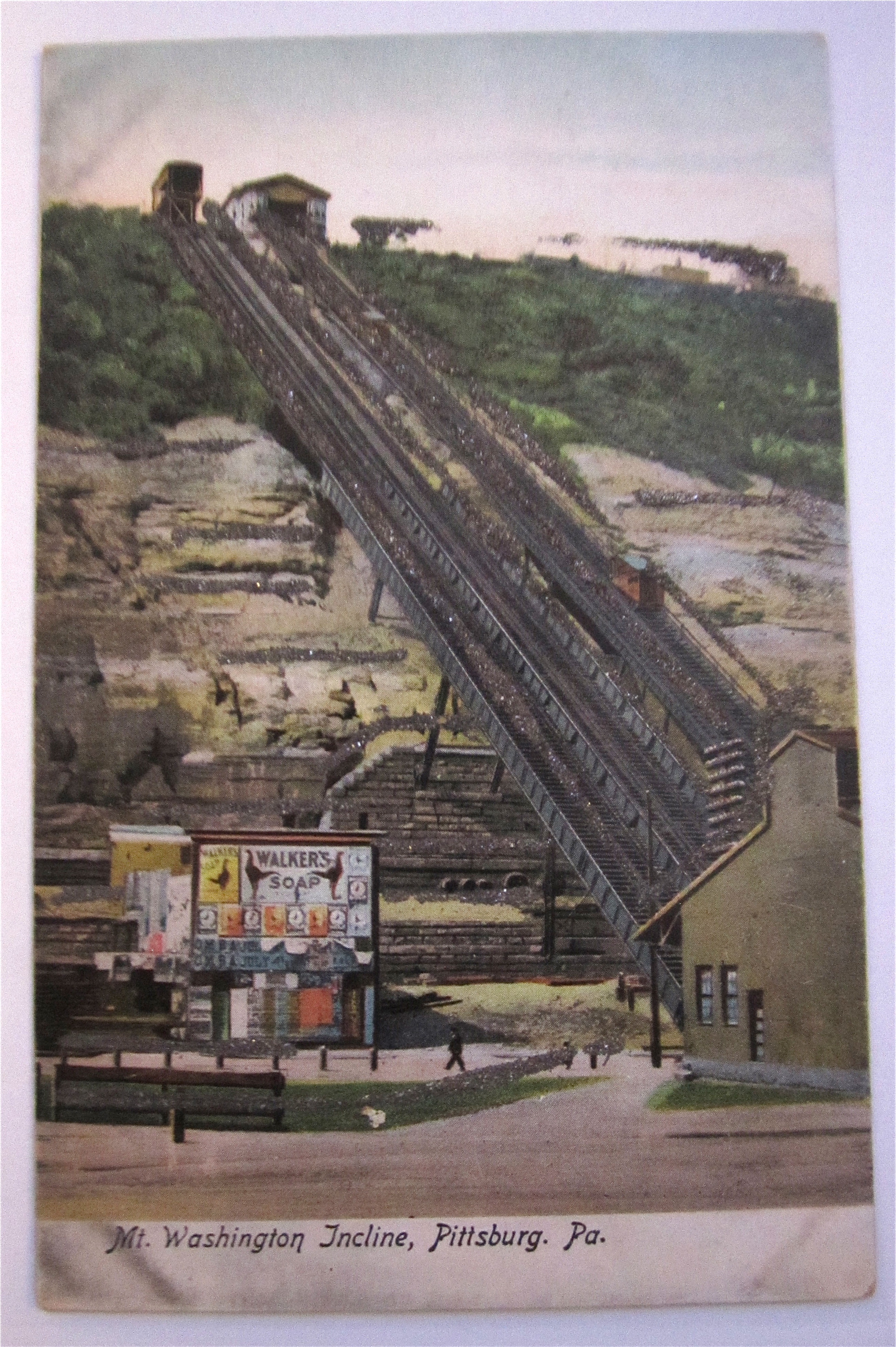 Mt. Washington Incline, Pittsburg, PA Postcard