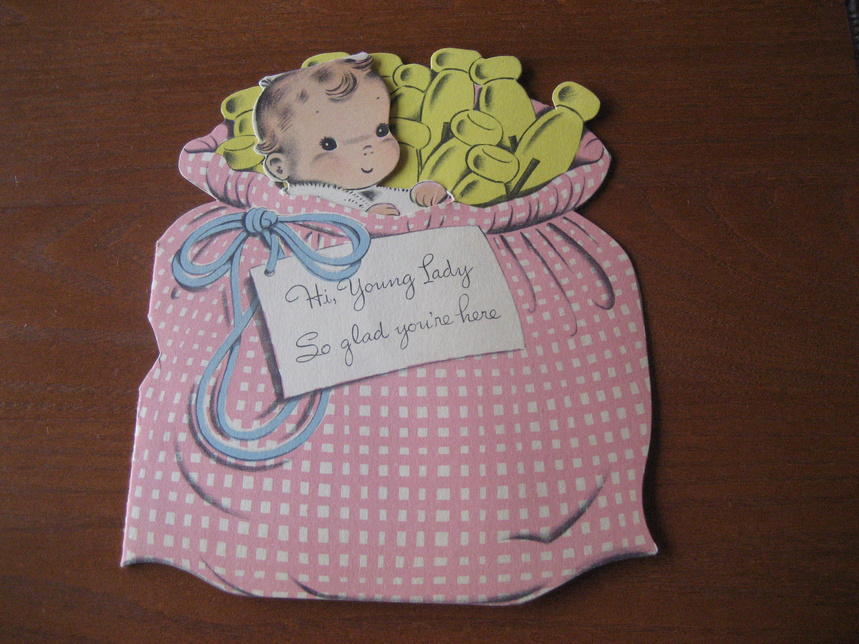 1951 Hi, Young Lady Card