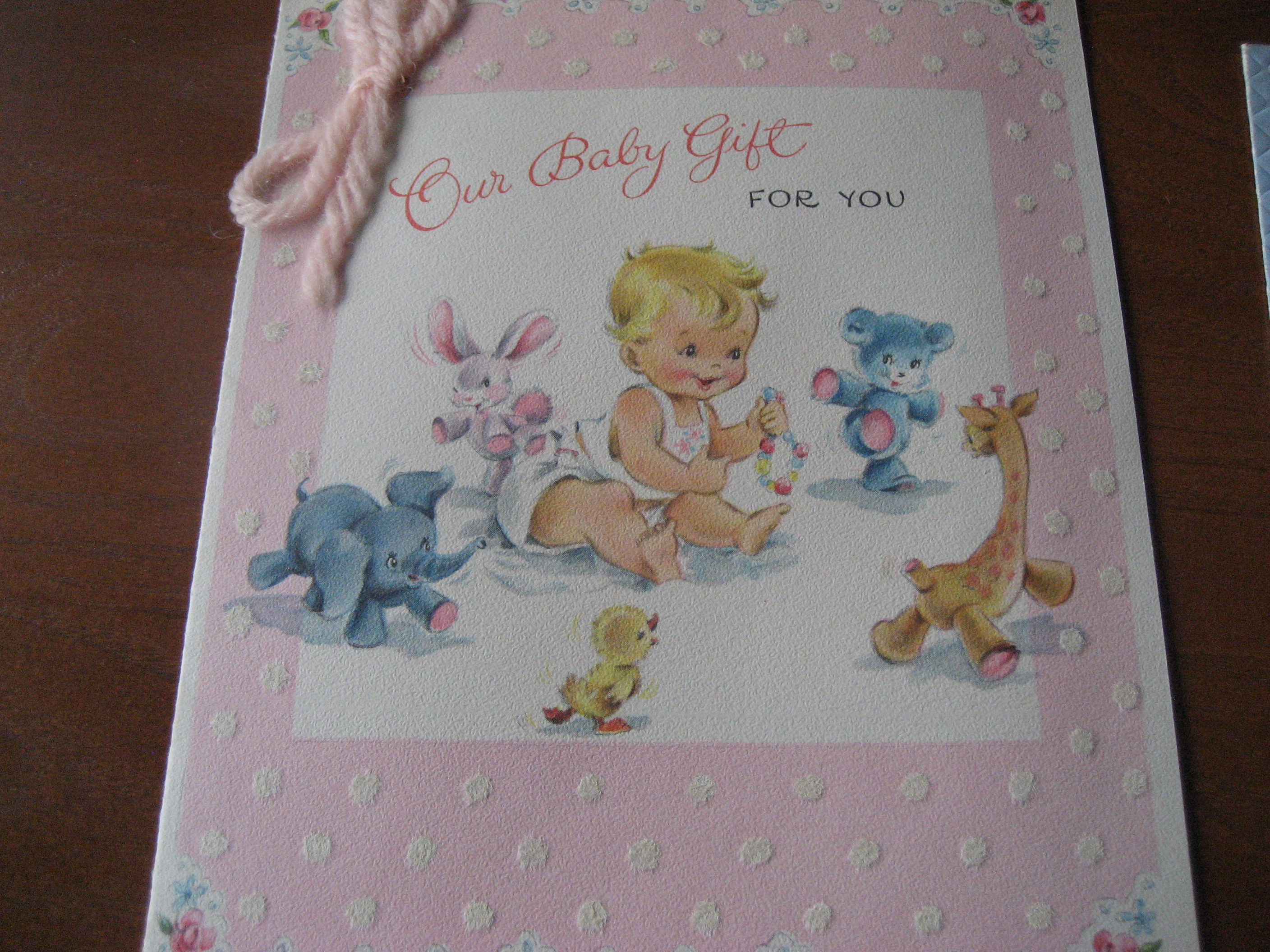 Four 1951 New Born Cards