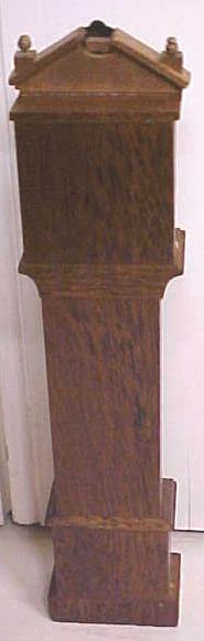 Dollhouse Grandfather Clock Wood Ornate