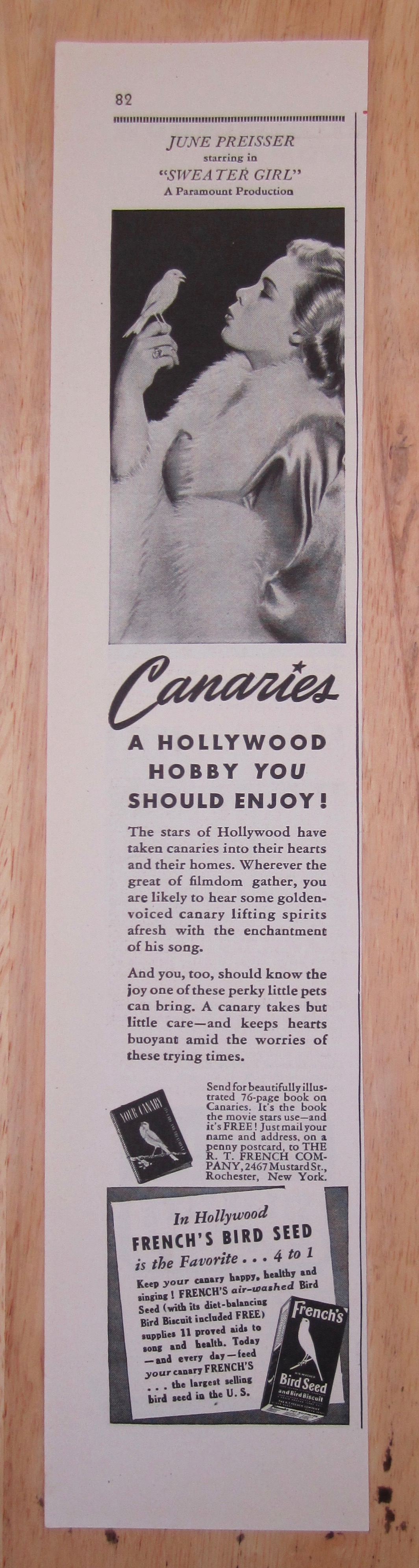 1942 Canaries with June Preisser