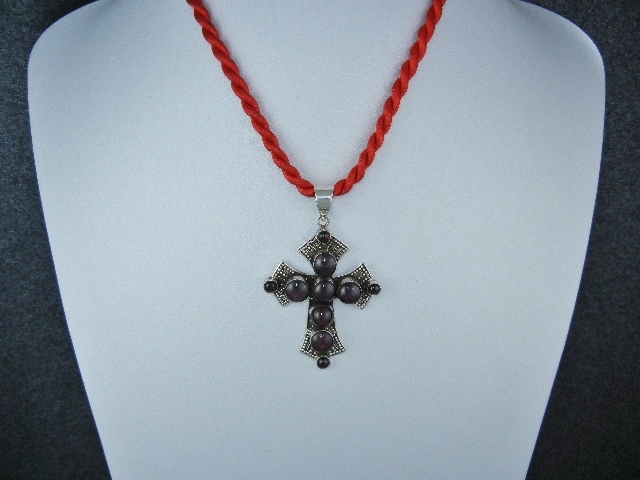 Cross Star Garnets Sterling Silver Indonesia