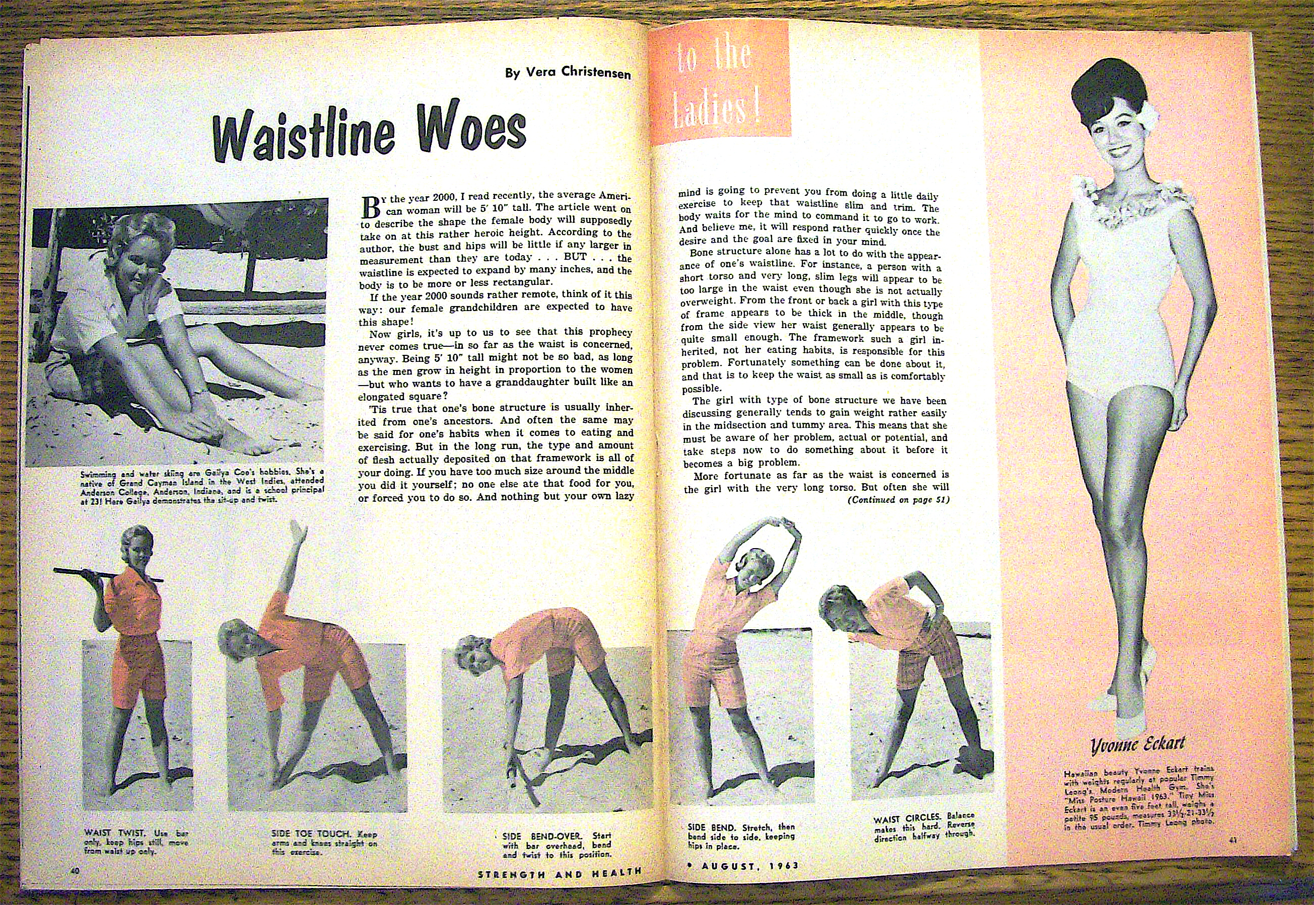 Strength & Health Magazine-August 1963-Don Howorth