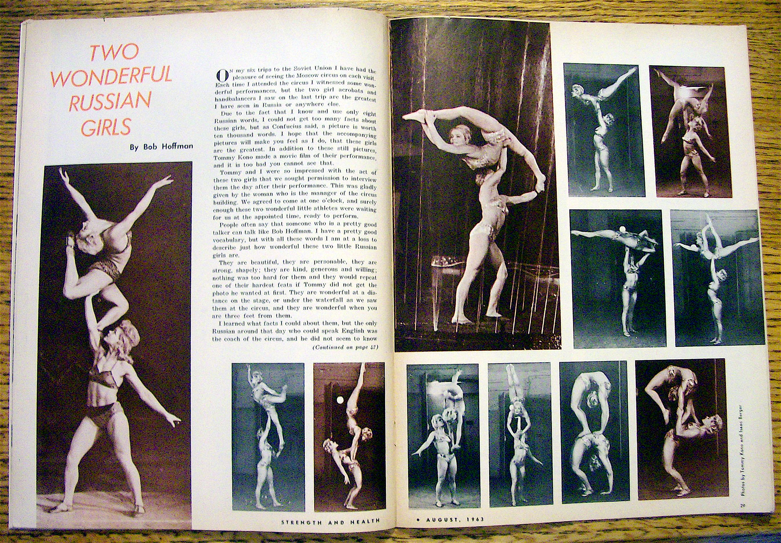 Strength & Health Magazine-August 1963-Don Howorth