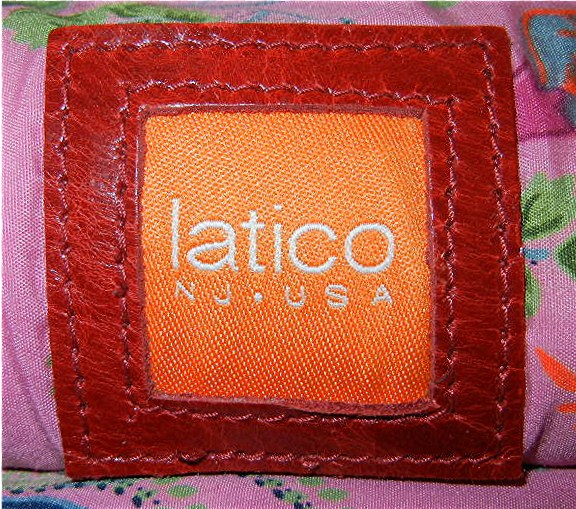 Bag Purse Red leather  By Latico