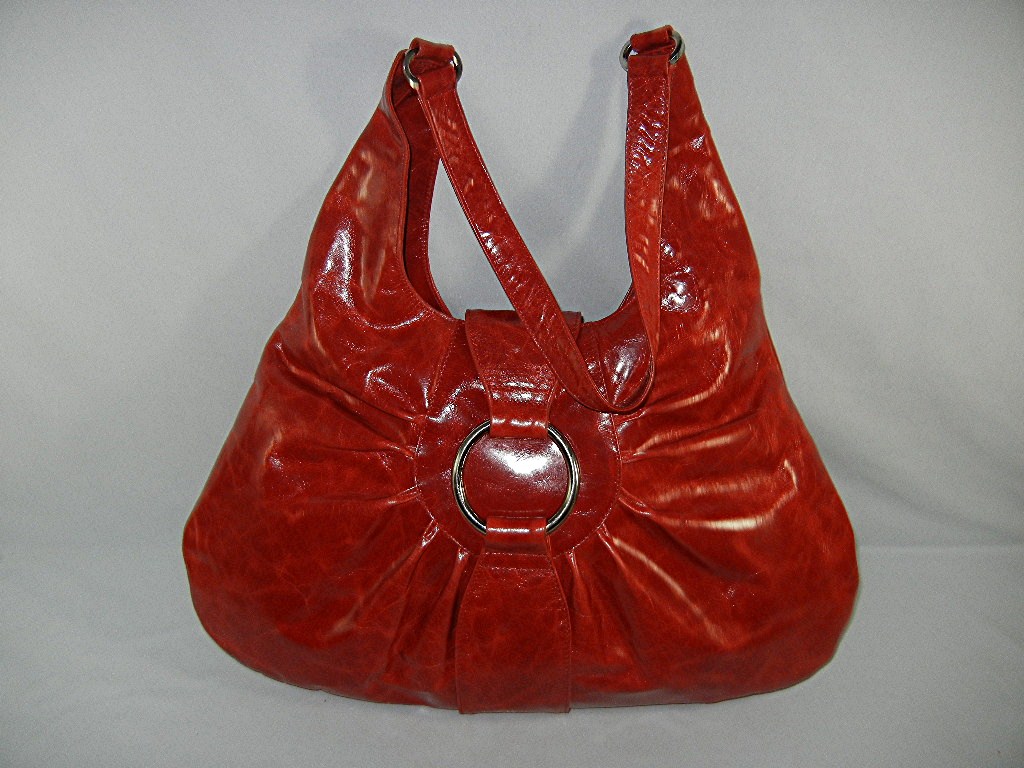 Bag Purse Red leather By Latico