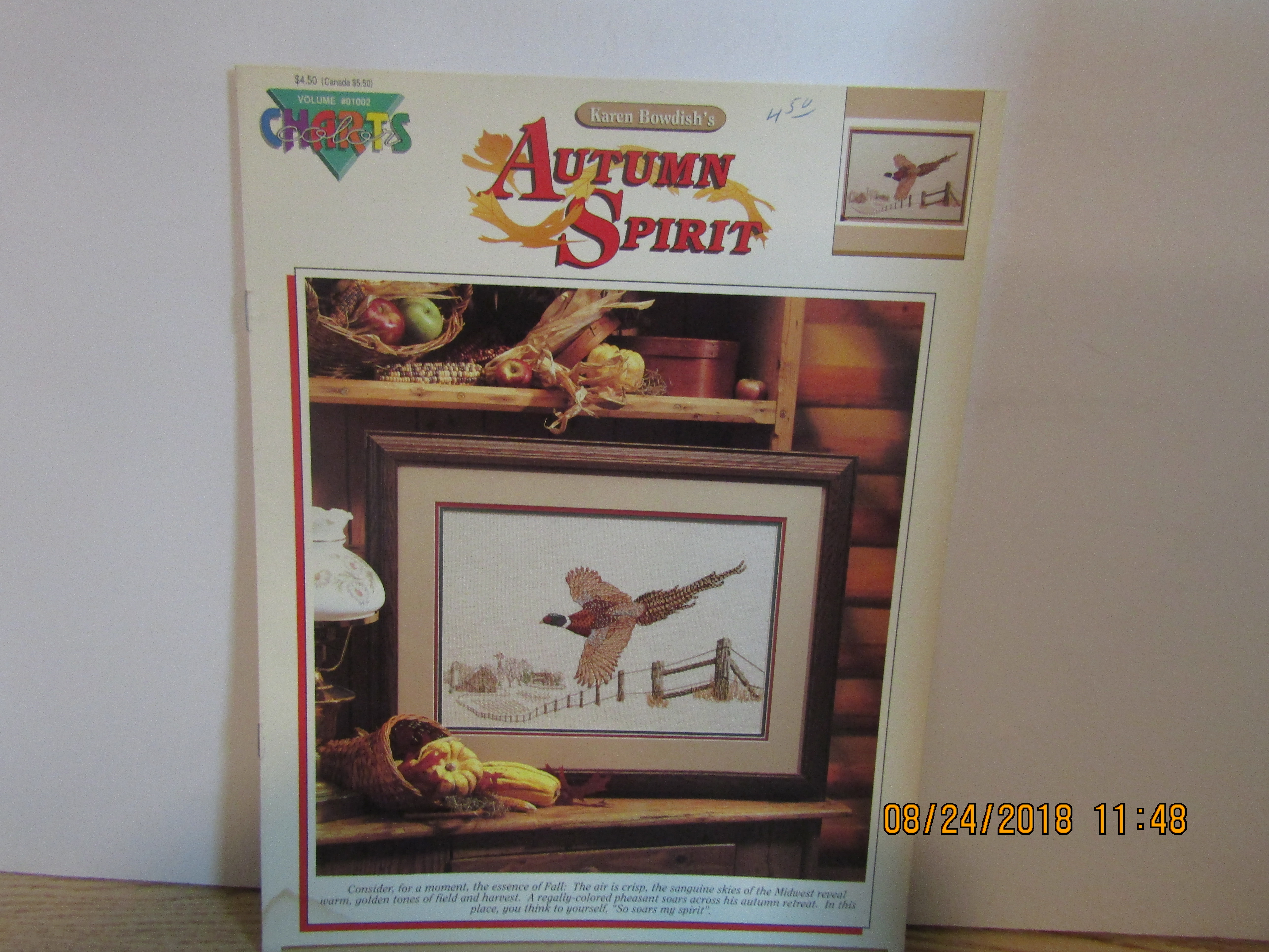 Color Charts Cross Stitch Autumn Spirit #1002