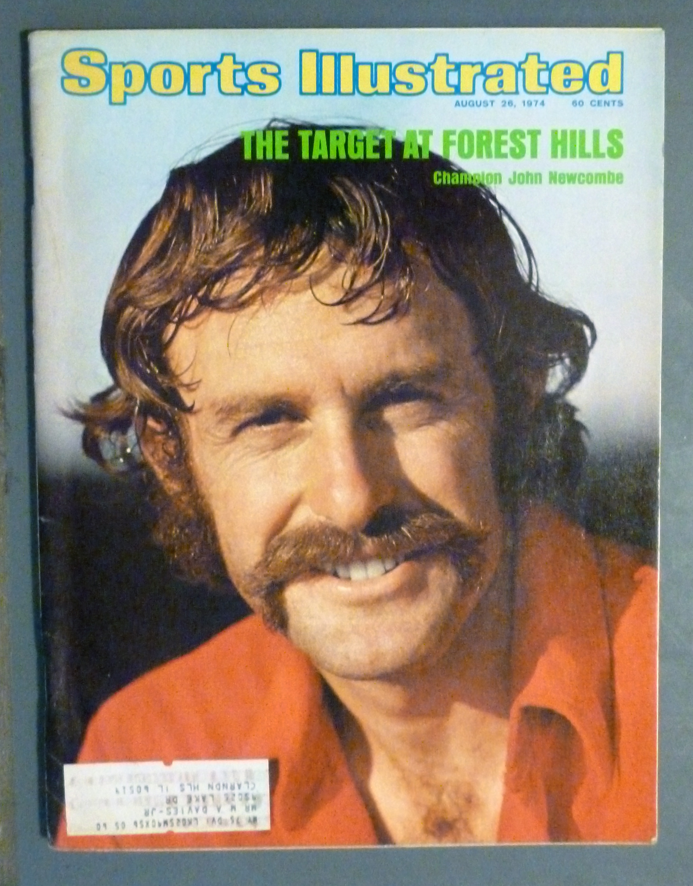 Sports Illustrated Magazine-Aug 26, 1974-John Newcombe