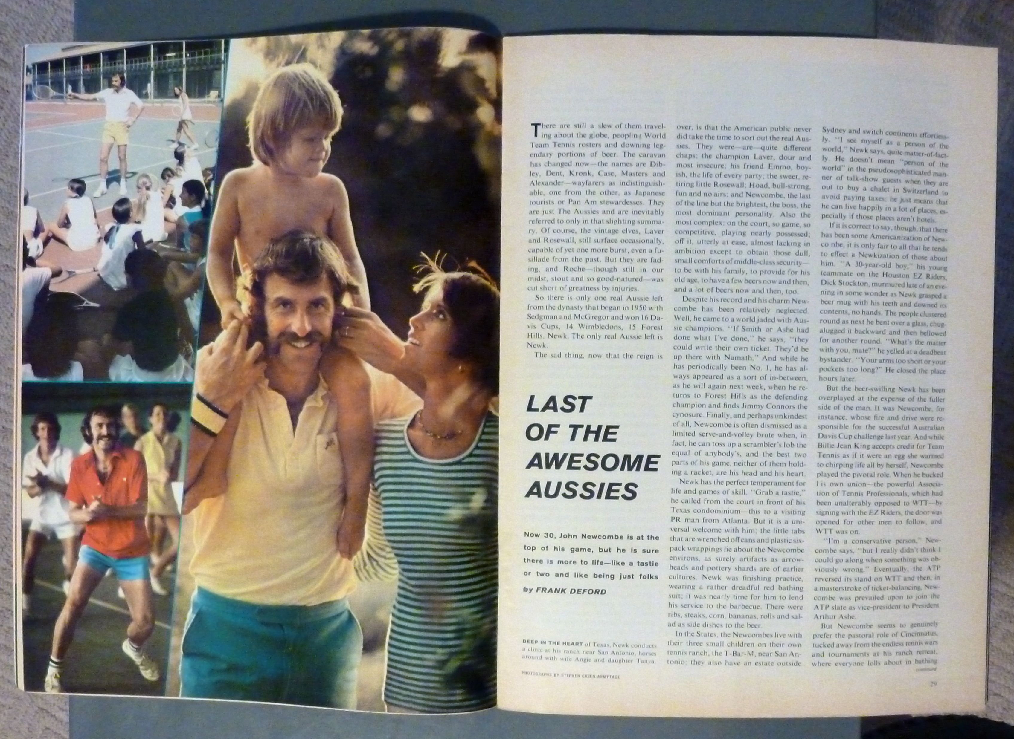 Sports Illustrated Magazine-Aug 26, 1974-John Newcombe