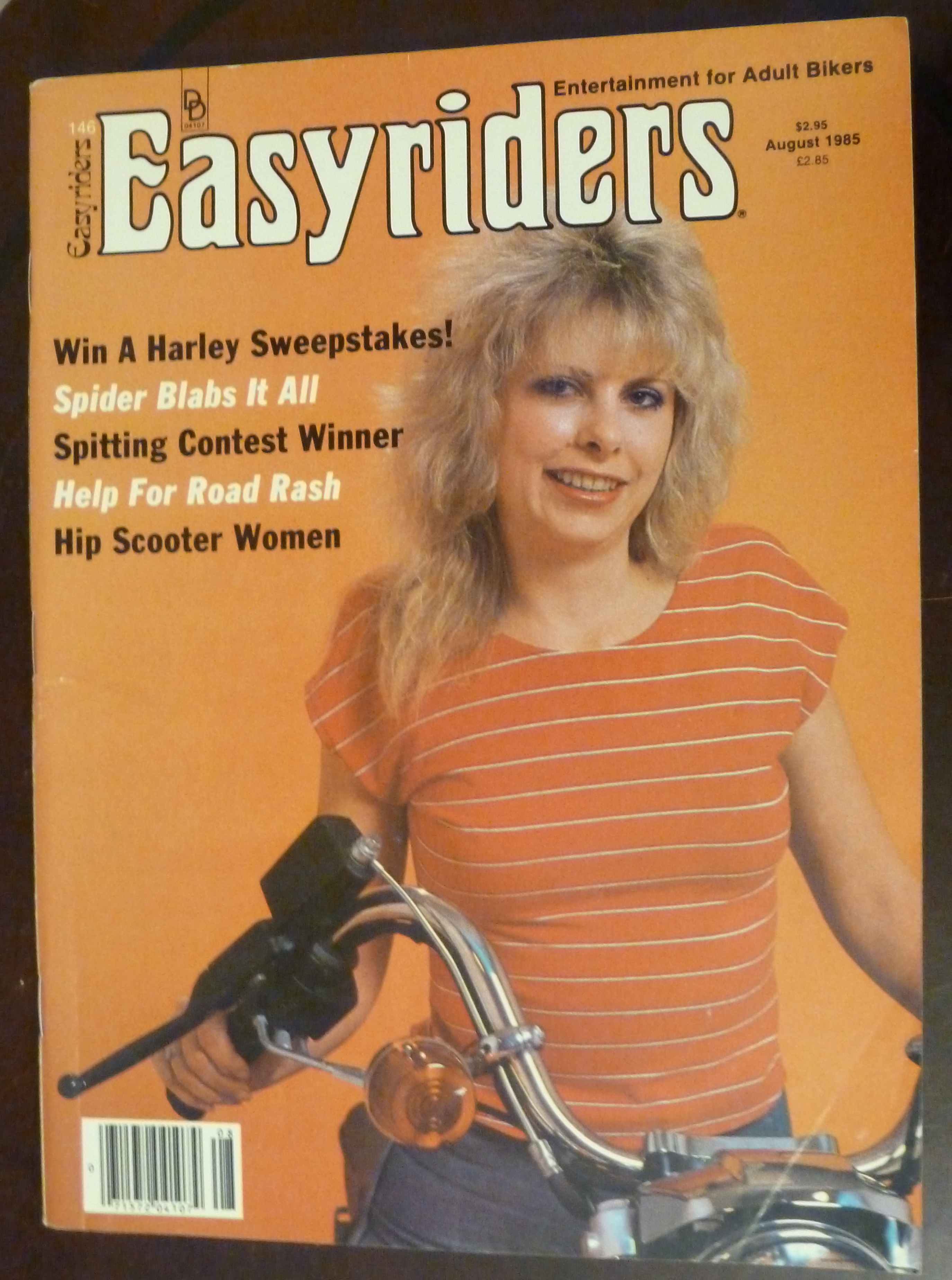 Easyriders August 1985 Spitting Contest