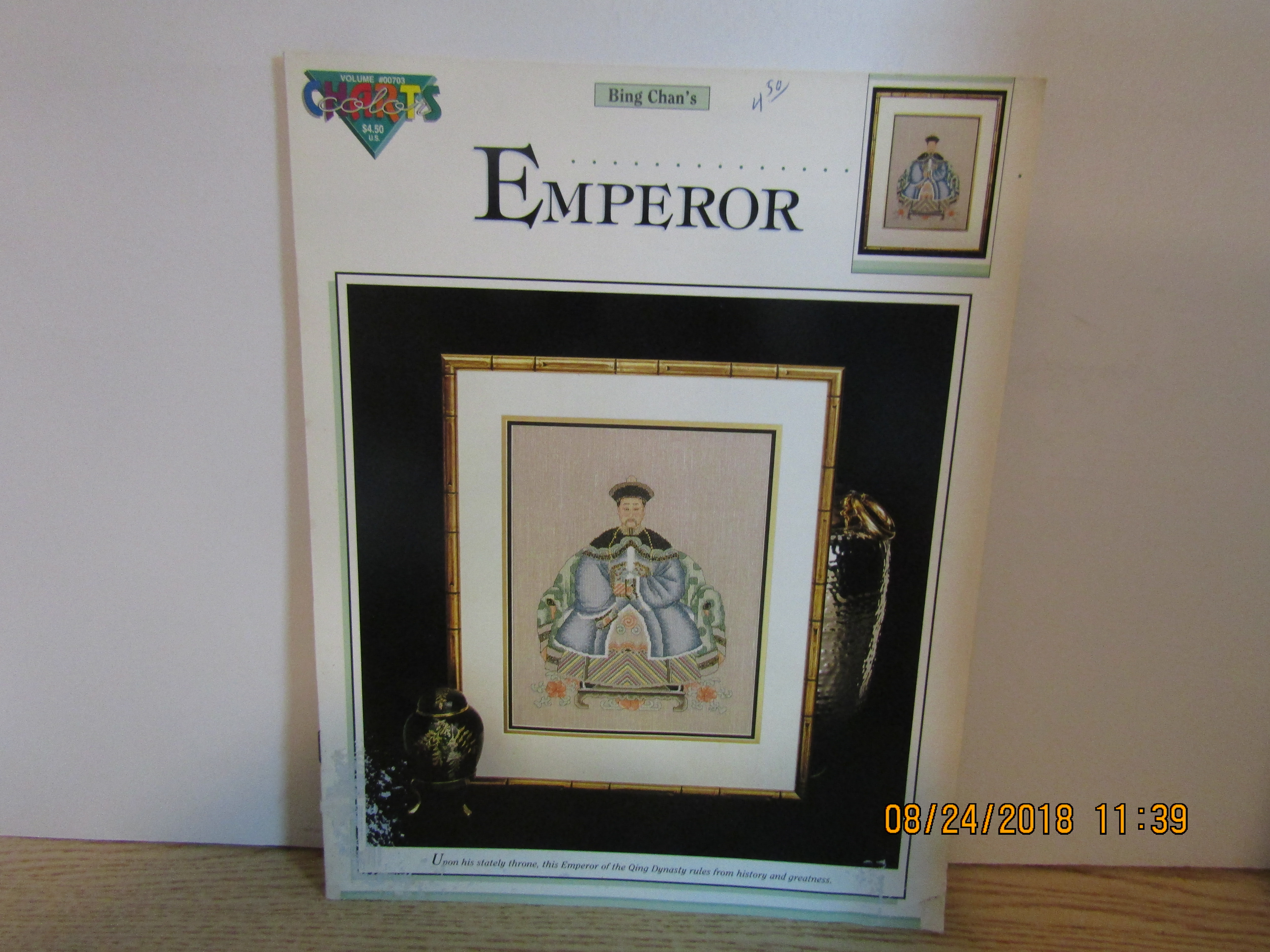 Color Charts Cross Stitch Emperor  #703