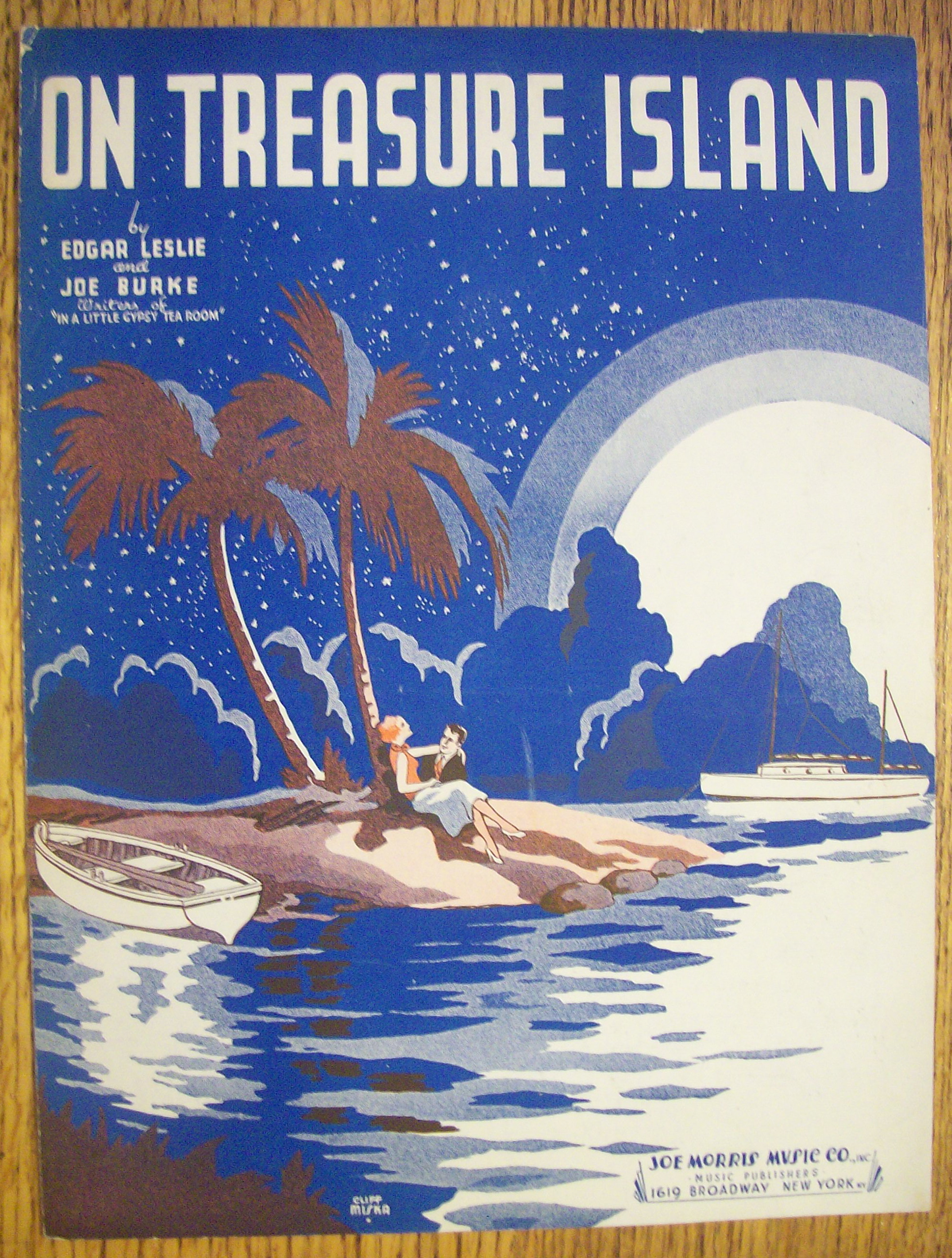 Sheet Music For 1935 On Treasure Island By Leslie/Burke