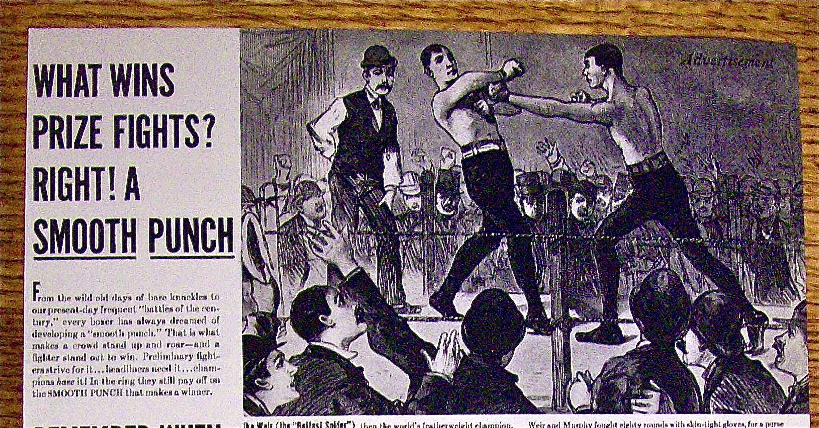 1937 Silver Dollar Whiskey with Prize Fights